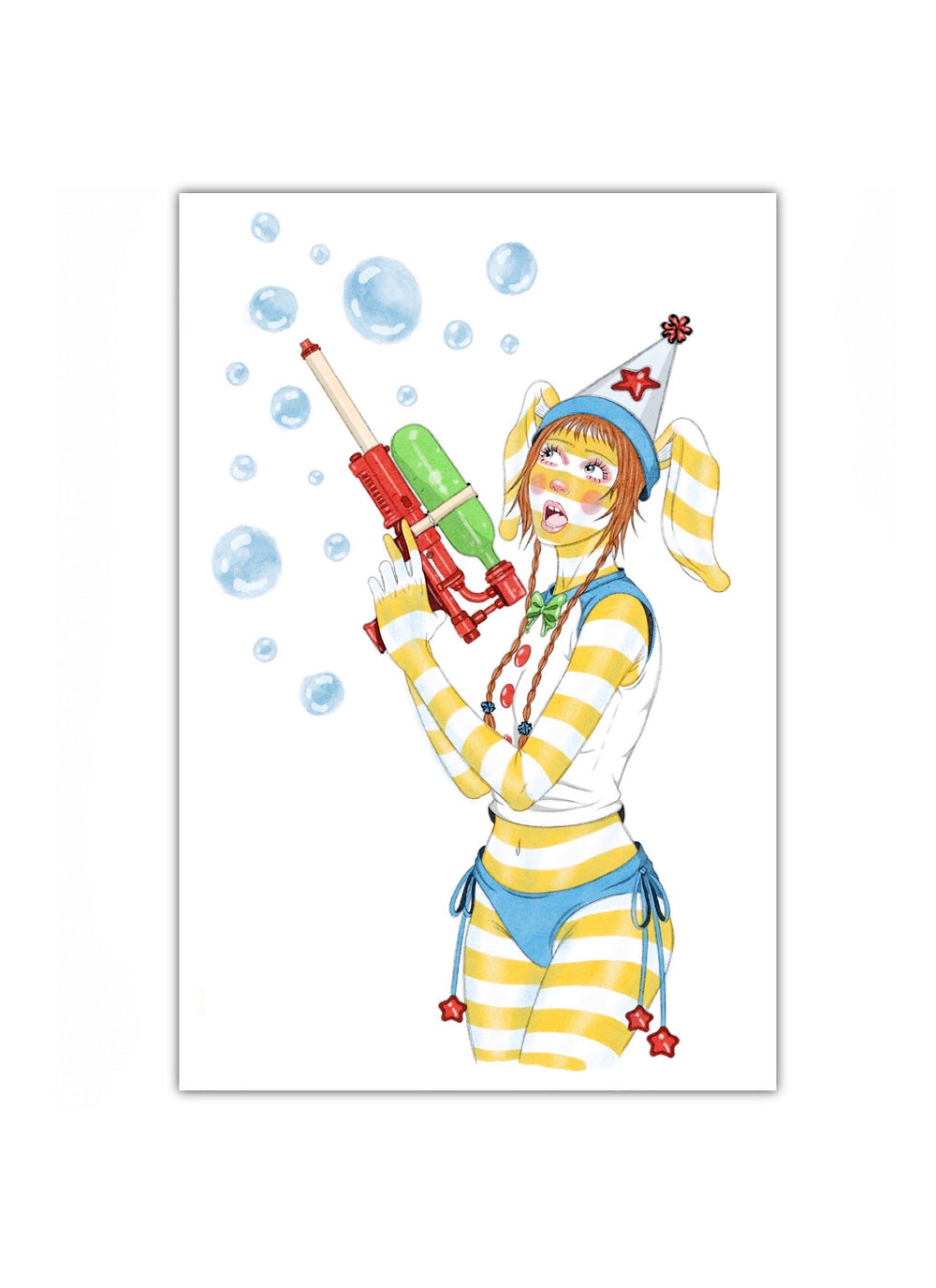Summer - Bubble Girl (print)